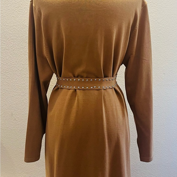 INC International Concepts Camel Studded Cardigan - Picture 5 of 6